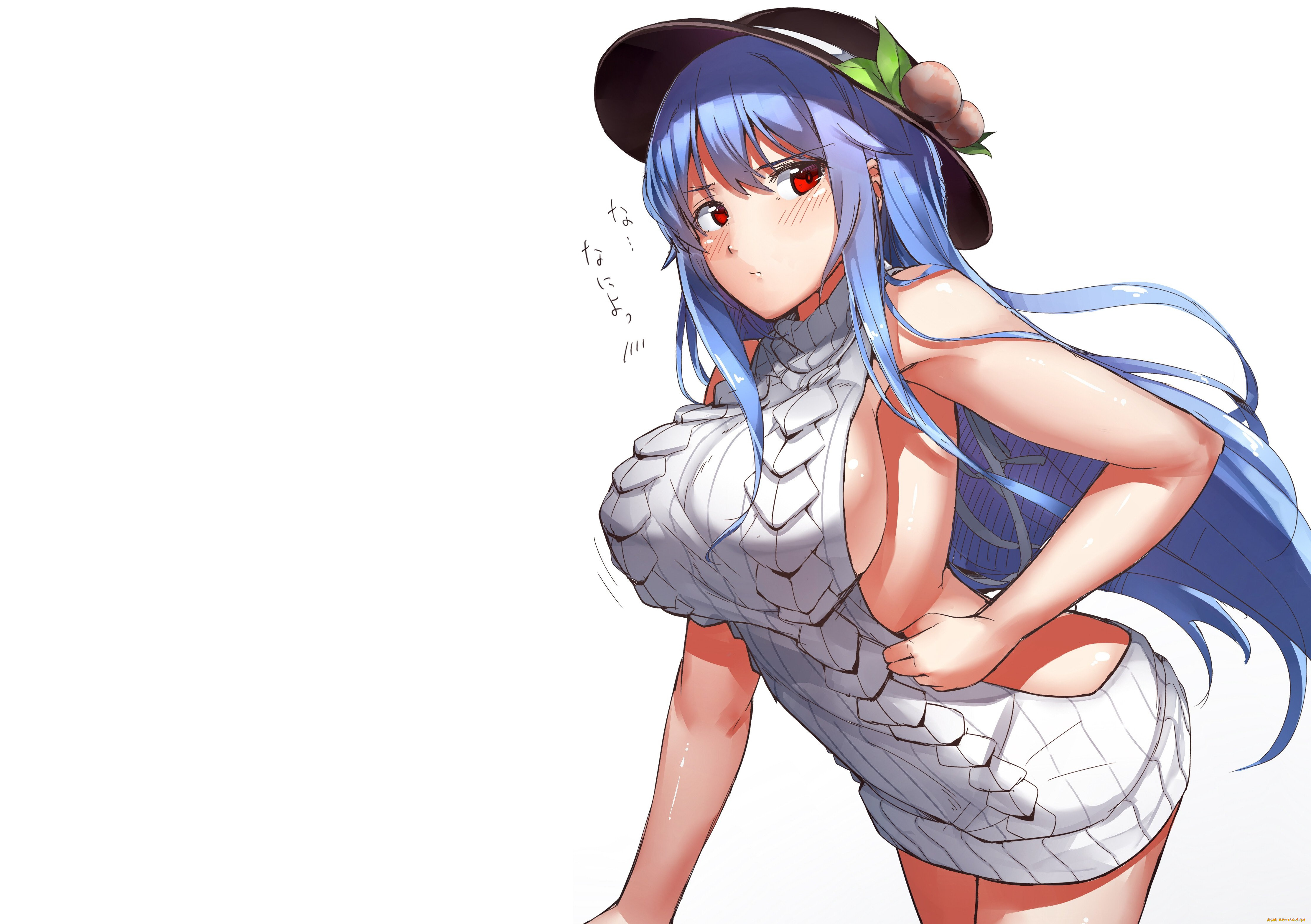 , touhou, hinanawi, tenshi